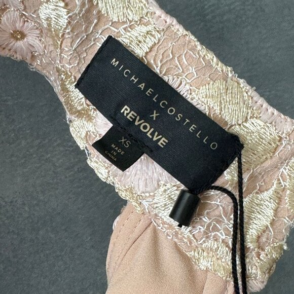 Revolve Mini Dress Pink  x Michael Costello - NEW w/ Tag - Picture 8 of 8